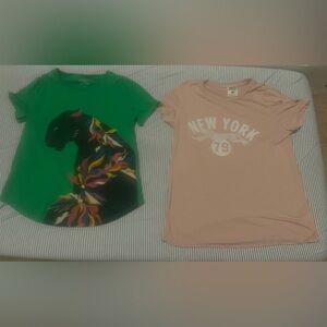 2 Anthropologie tshirts